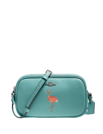 Coach Flamingo Motif 61 60 Leather Crossbody