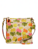 Coach Floral Printed Leather Kitt Crossbody