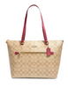 Coach Gallery Tote In Signature Canvas