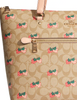 Coach Gallery Tote In Signature Canvas With Strawberry Print