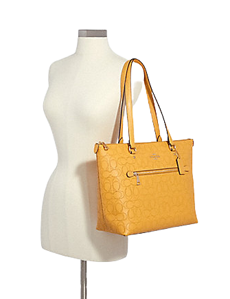 Coach Gallery Tote In Signature Leather