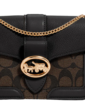 Coach Georgie Crossbody In Signature Canvas