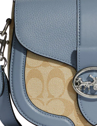 Georgie saddle bag in signature canvas hotsell