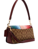 Coach Georgie Shoulder Bag In Signature Canvas With Rainbow Linear Quilting