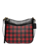 Coach Gingham Print Chaise Crossbody