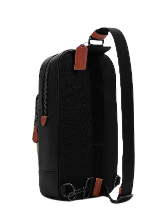 Coach Outlet Graham Pack in Colorblock Signature Canvas Beige