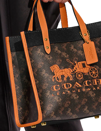 Coach Horse and Carriage Field Tote 22