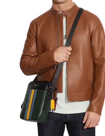 Coach Hudson Crossbody 21 With Varsity Stripe | Brixton Baker Coach Hudson Crossbody 21 With Varsity Stripe | Brixton Baker