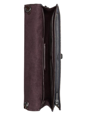 Coach Hutton Clutch With Colorblock Quilting