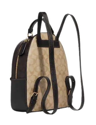 Coach Jordyn Backpack In Blocked Signature Canvas