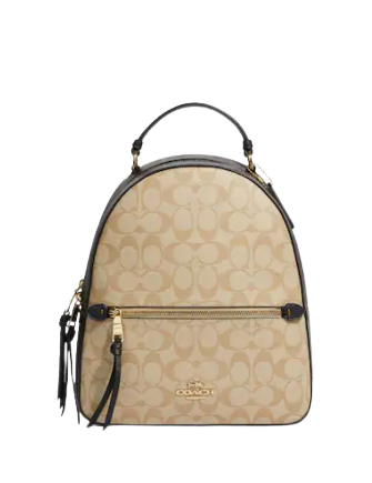 Coach Jordyn Backpack In Blocked Signature Canvas