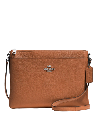 Coach Journal Crossbody in Pebble Leather