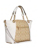 Coach Kacey Chain Satchel In Signature Canvas