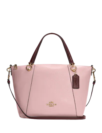 Coach Pink Leather Small Kelsey Satchel Coach