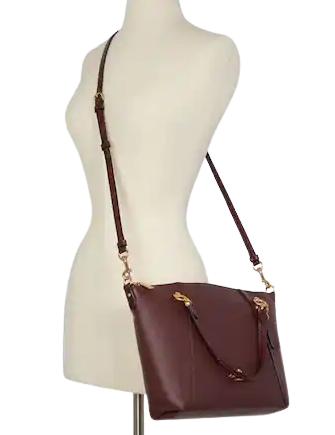 Coach Kacey Satchel With Snake Trim
