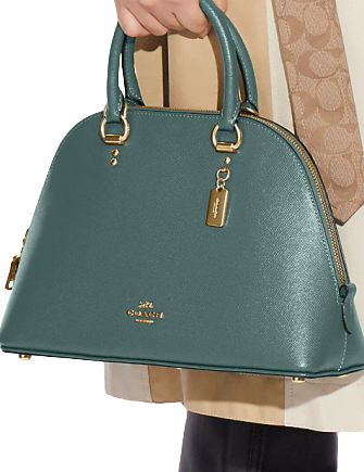 COACH OUTLET®  Katy Satchel In Signature Canvas
