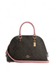 Coach Katy Satchel In Signature Canvas