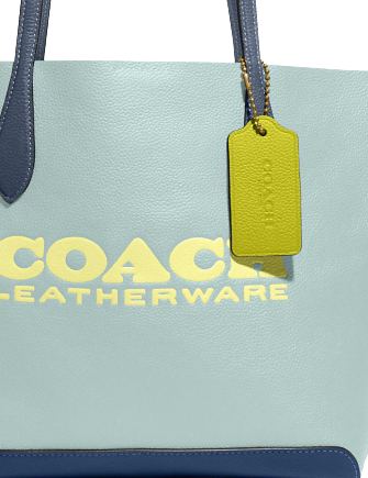 Coach Kia Tote In Colorblock