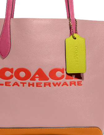 Coach Kia Tote In Colorblock