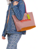 Coach Kia Tote In Colorblock