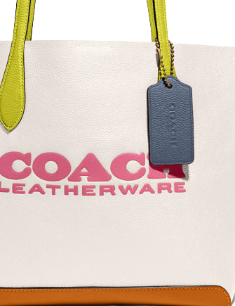 Coach Kia Tote In Colorblock