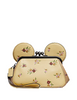 Coach Kisslock Wristlet With Floral Mix and Minnie Mouse Ears