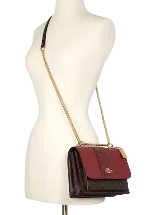 Coach Klare Crossbody In Colorblock Signature Canvas