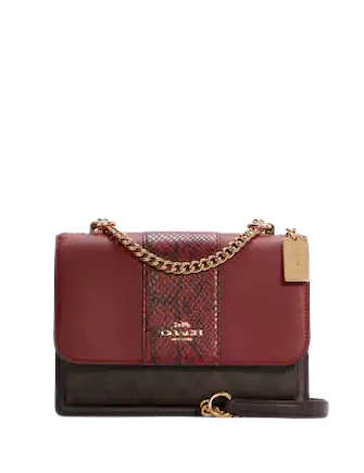 Coach Klare Crossbody In Colorblock Signature Canvas