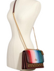 Coach Klare Crossbody With Rainbow Linear Quilting