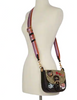 Coach Kleo Shoulder Bag 17 In Colorblock Signature Canvas With Disco Patches