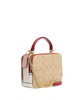 Coach Lunar New Year Box Crossbody In Signature Canvas With Rabbit And Carriage