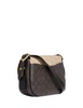 Coach Macie Saddle Bag In Blocked Signature Canvas
