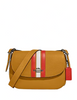 Coach Macie Saddle Bag Varsity Stripe