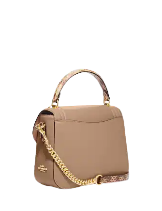 Coach Marlie Top Handle Satchel With Border Quilting