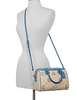 Coach Mini Bennett Satchel in Signature Canvas with Pac Man Ghosts Print
