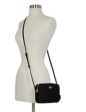 Coach Mini Camera Bag In Signature Leather