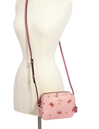 Coach Mini Camera Bag With Butterfly Print