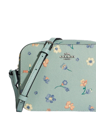 Coach Women's Mini Camera Bag, Coated Canvas - Mystical Floral Print -  Faded Blush : : Clothing, Shoes & Accessories