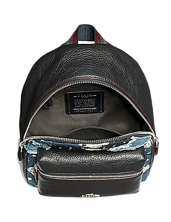 Coach mini 2025 charlie backpack size