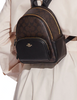 Coach Mini Court Backpack In Signature Canvas