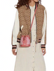 Coach Mini Dempsey Bucket Bag In Signature Jacquard With Stripe And Coach Patch