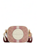 Coach Mini Dempsey Camera Bag In Signature Jacquard With Coach Patch And Heart Charm
