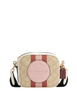 Coach Mini Dempsey Camera Bag In Signature Jacquard With Stripe And Coach Patch