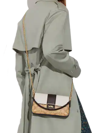 Coach Mini Grace Crossbody In Signature Canvas