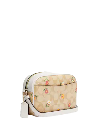 Coach Mini Jamie Camera Bag In Signature Canvas With Coach Mini Jamie Camera Bag In Signature Canvas With