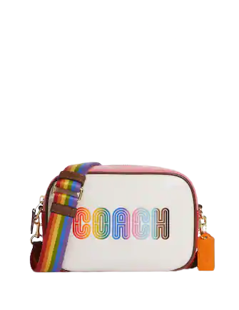 Coach Mini Jamie Camera Bag With Rainbow Coach