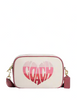 Coach Mini Jamie Camera Bag With Stripe Heart Motif