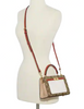 Coach Mini Lane Top Handle In Colorblock Signature Canvas