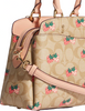 Coach Mini Lillie Carryall In Signature Canvas With Strawberry Print