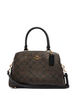 Coach Mini Lillie Carryall In Signature Canvas